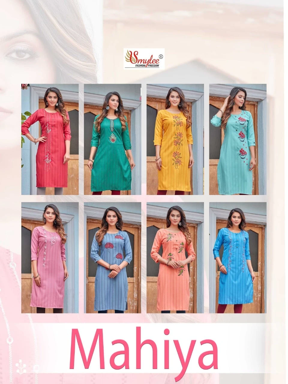 Rung Mahiya Heavy Bombay Lining Rayon Wholesale Kurtis Catalog — Wholesale Kurtis, MPA wholesale from Surat — view 11